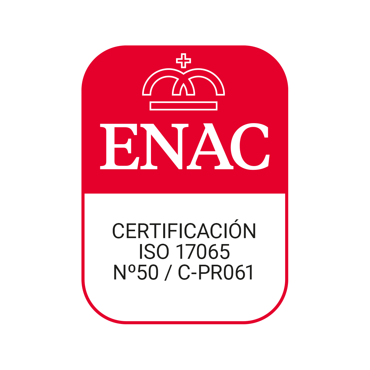 ENAC certificacin N 50/C-PR061